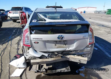 2015 Toyota Prius Three из США, поврежденный, VIN JTDKN3DU6F0458689
